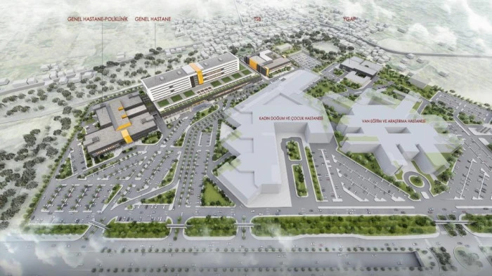 Van Şehir Hastanesi için ilk kazma vuruldu