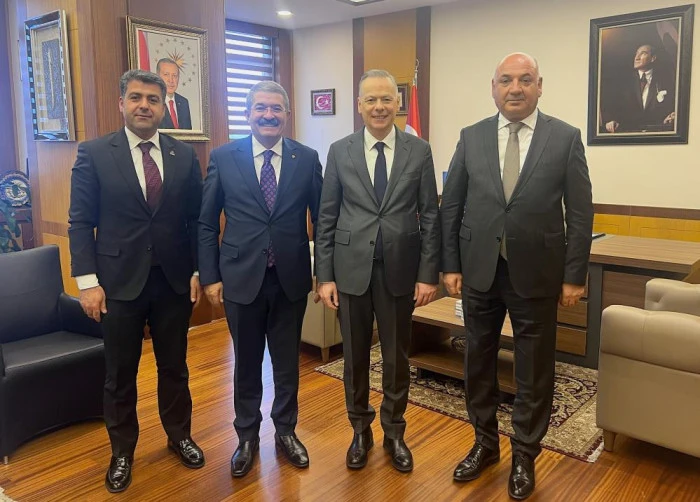 Van TSO heyeti Ticaret Bakanı ile g&ouml;r&uuml;şt&uuml;