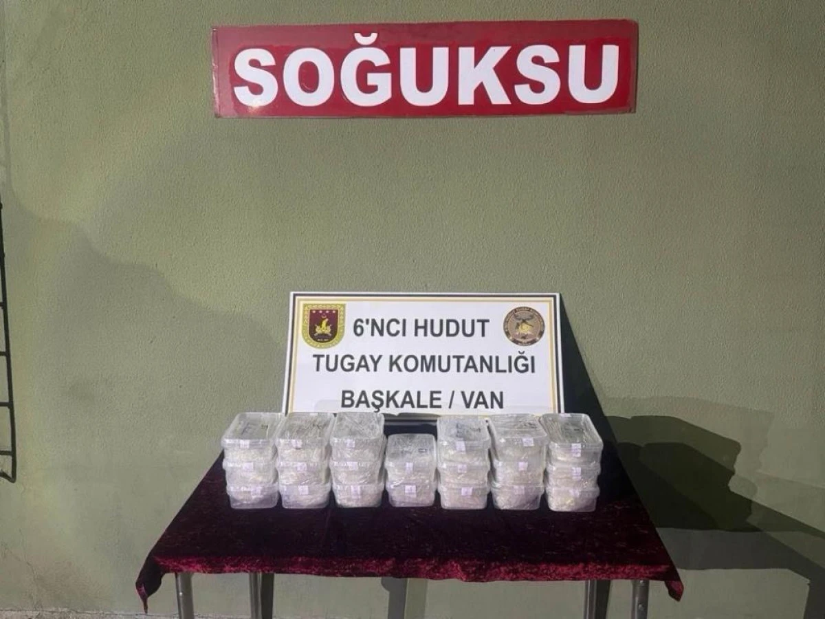 Van'da 22 kilo 277 gram uyuşturucu ele geçirildi