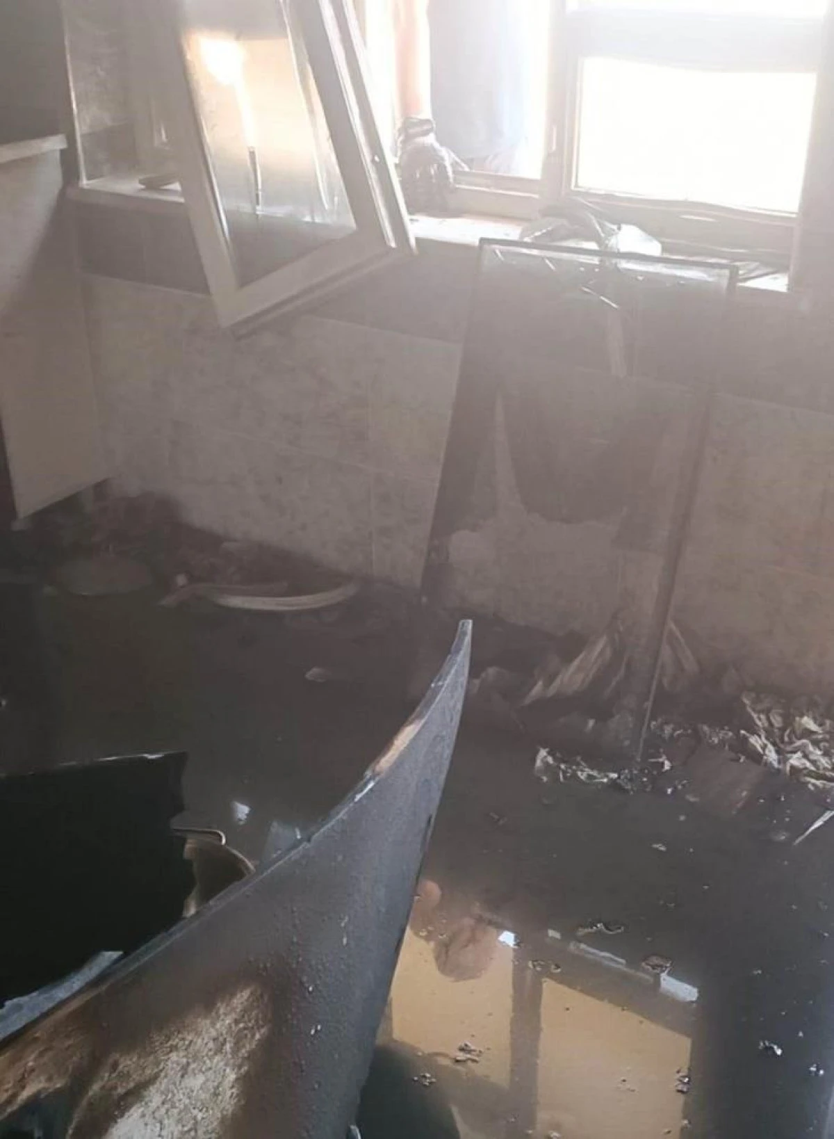 Van’da ev yangını