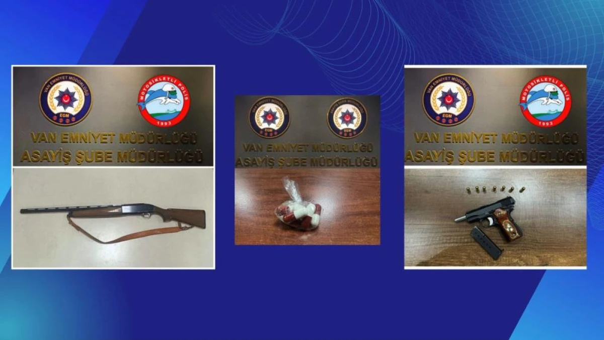 Van'da haftalık asayiş raporu: 61 şahıs tutuklandı