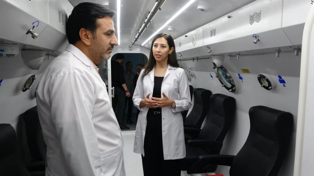 Van'da hiperbarik oksijen tedavi merkezi son teknolojiyle yenilendi