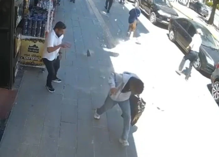 Van'da korku dolu anlar: Saniyelerle kurtuldular