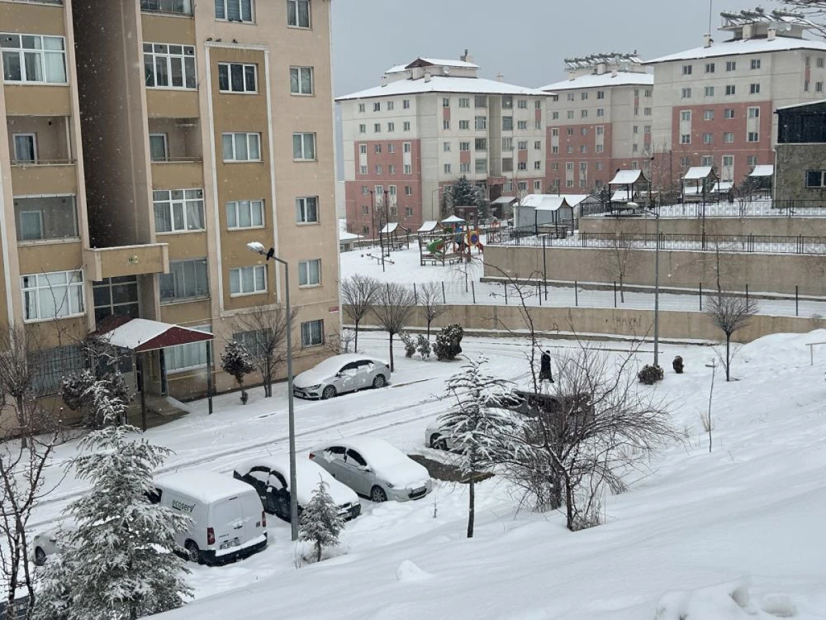 Van'da mart ayı kapıdan baktırdı: Kar yağışı ulaşımı durdurdu