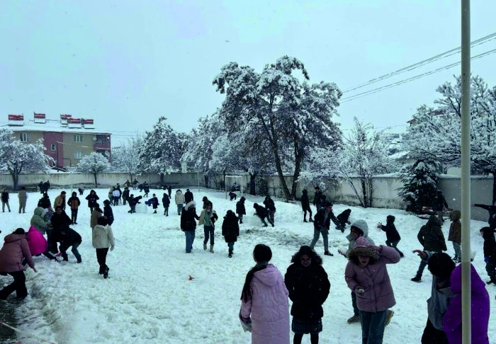 Van'da okullara kar tatili