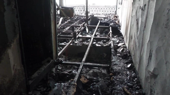 Van’da otel restoranındaki yangının boyutu gün ağarınca ortaya çıktı