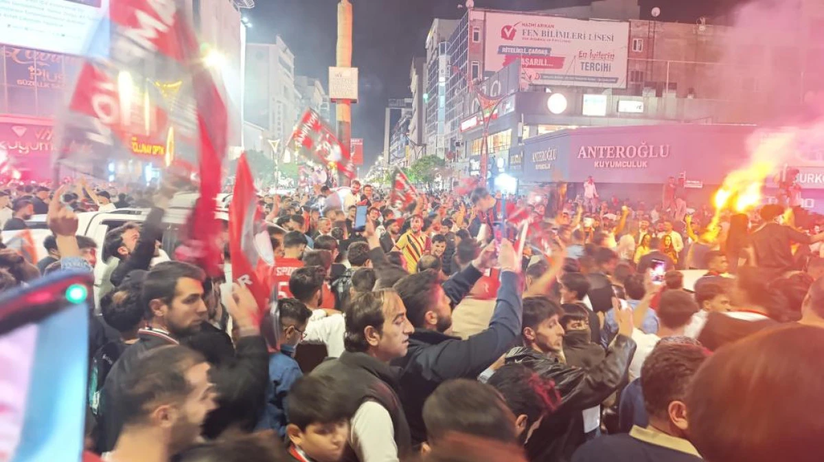 Van'da şampiyonluk coşkusu