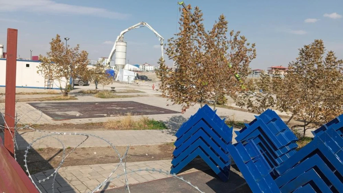 Van'da şehir hastanesi inşaatında iş kazası: 1 işçi yaralandı