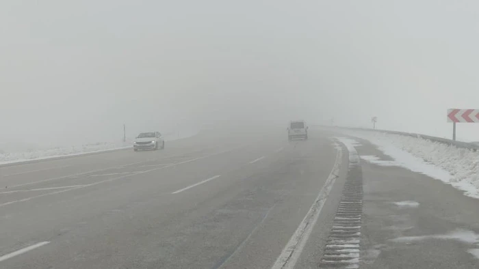 Van'da sis ve kar yağışı y&uuml;ksek kesimlerde etkiliyor