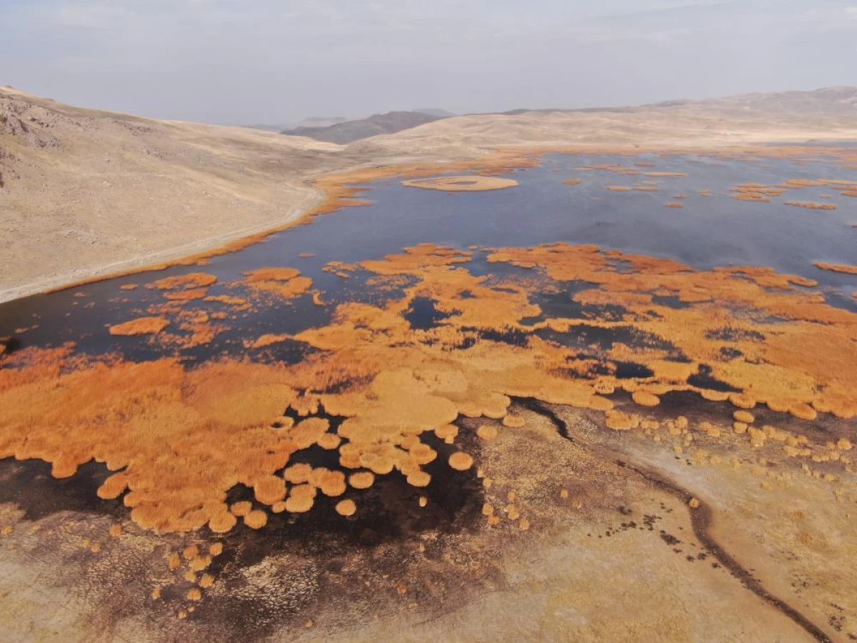 Van'da tarih ve doğa buluşması: Sonbaharın son haftasında kartpostallık manzaralar oluştu