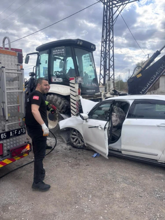 Van'da trafik kazası: 1 yaralı