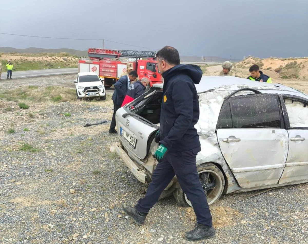 Van'da trafik kazası: 1 yaralı