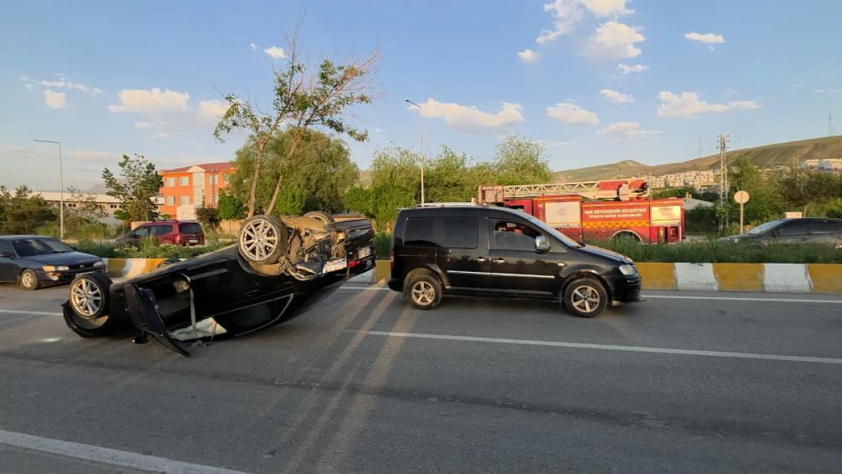 Van'da trafik kazası: 2 yaralı