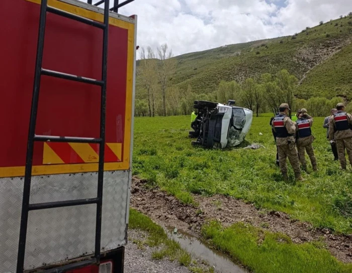 Van&rsquo;da trafik kazası: 2 yaralı
