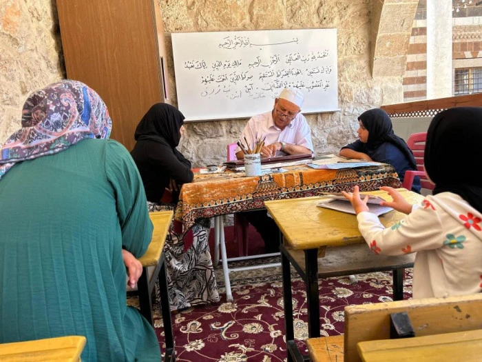 Yaz Kur'an kursunda manevi eğitim sanatla buluşuyor
